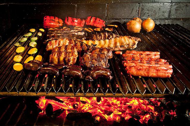 Corte na parrilla